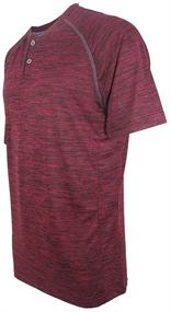 img 3 attached to LeeHanTon Henley Wicking Athletic Clothing Men's Clothing and Shirts