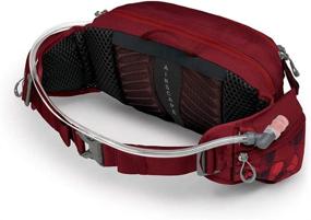 img 1 attached to 🚲 Osprey Seral 7 Lumbar Bike Hydration Pack - Claret Red, Size One