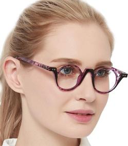 img 3 attached to 👓 OCCI CHIARI Cute Round Reading Glasses for Women - Multiple Strengths (1.0, 1.25, 1.5, 1.75, 2.0, 2.5, 3.0, 4.0, 5.0, 6.0)