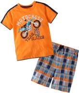 toddler outfits cartoon airplane playwear boys' clothing logo