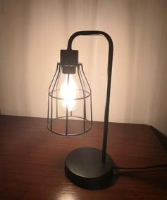 img 3 attached to 🏢 ZZ Joakoah Industrial Table Lamp: Enhance Your Space with a Rustic Metal Desk Lamp for Office, Bedroom, and Living Room