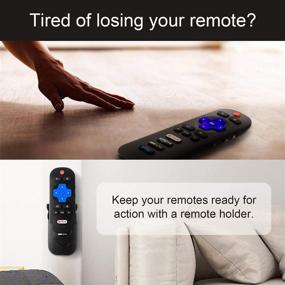 img 2 attached to 📺 Motiexic Remote Control: Compatible with TCL Roku TV RC280 RC282 - Conveniently Includes Remote Holder for Easy Storage