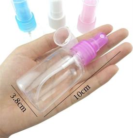 img 3 attached to 💄 Portable Refillable Transparent Cosmetic: HONBAY's Convenient Travel Companion