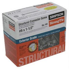 img 1 attached to Улучшение структурной целостности: Соединительная система Simpson Structural Screws SD9112R100