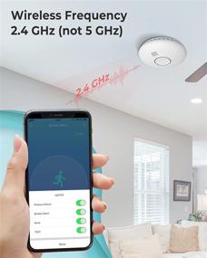 img 2 attached to 🔥 Smart Photoelectric Fire Alarm - Eco-Friendly WiFi Smoke Detector with Low Battery Alert, TUYA APP, Battery Included - FJ158D-H04, 1 Pack