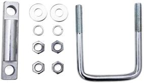 img 2 attached to 🔧 2.5" Heavy-Duty Cross Hitch Tightener Clamp - Anti-Rattle Hitch Coupling Clamp: Tiewards Hitch Tightener
