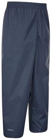 img 3 attached to 🩳 Waterproof Packable Boys' Pants - Mountain Warehouse Bottoms Clothing