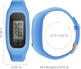 img 2 attached to Bomxy Fitness Tracker Watch: Effortless Step Tracking with Calorie Burning and Steps Counting