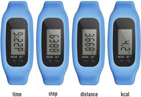 img 3 attached to Bomxy Fitness Tracker Watch: Effortless Step Tracking with Calorie Burning and Steps Counting