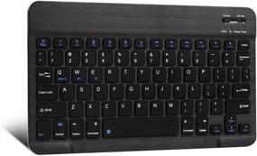 img 4 attached to XIWMIX Ultra Slim Wireless Bluetooth Keyboard Tablet Accessories