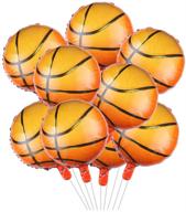 basketball balloons aluminum supplies decoration logo