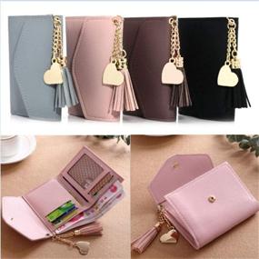 img 2 attached to 👛 Stylish Small Wallets with Credit Window for Women's Handbags & Wallets