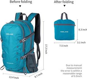 img 2 attached to 🎒 Waterproof, Foldable Lightweight Backpacks: Versatile Casual Daypacks