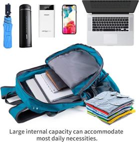 img 1 attached to 🎒 Waterproof, Foldable Lightweight Backpacks: Versatile Casual Daypacks