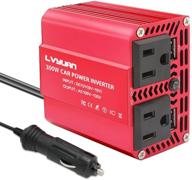 🔌 lvyuan 300w power inverter dc 12v to 110v ac car inverter converter with dual usb car adapter - efficient and reliable power conversion solution logo