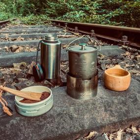 Bestargot Titanium Backpacking Multi Functional Cookware