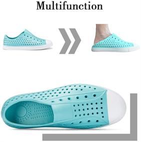 img 1 attached to AQ Unisex Garden Clogs: Breathable Water Sneaker Shoes for Walking, Driving, Pool & Garden Activities