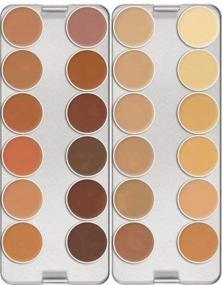 img 1 attached to 🎨 Dermacolor Camouflage 24 Color Palette by Kryolan 71008 - K: The Ultimate Camouflage Solution for Flawless Skin