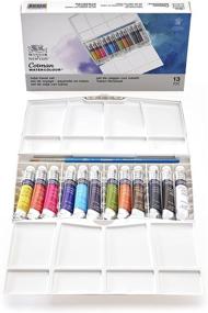 img 4 attached to Набор для акварели Winsor & Newton Cotman Water Colour Painting Plus Set: 12 тюбиков, 8 мл - полный набор для создания шедевров