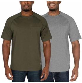 img 4 attached to Rugged Elements 2 Pack Forest Heather Men's Clothing