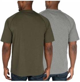img 3 attached to Rugged Elements 2 Pack Forest Heather Men's Clothing