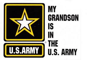 img 1 attached to Grandson Army Star Decal Sticker