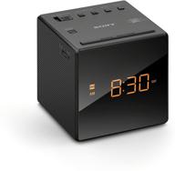 обновленный sony icfc-1 радио-будильник с жк-дисплеем черного цвета: улучшенные функции по доступной цене логотип