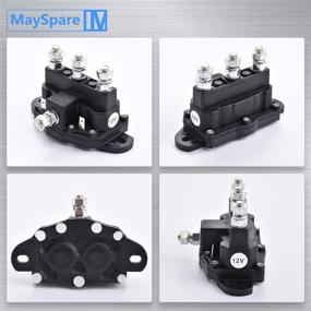 img 2 attached to 🏋️ MaySpare 6 Terminal 12VDC Winch Motor Reversing Solenoid Switch - Trombetta 214-1231-A11 Intermittent Duty