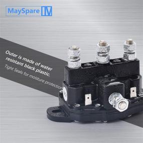 img 1 attached to 🏋️ MaySpare 6 Terminal 12VDC Winch Motor Reversing Solenoid Switch - Trombetta 214-1231-A11 Intermittent Duty