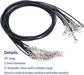 img 3 attached to 💎 Stylish GENGMEI Necklace for Trendy Beading & Jewelry Making: Premium Accessories with Enhanced Thickness