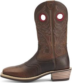 img 3 attached to Roughstock Western Distressed Shoes and Boots for Toddler Boys - Kids' Edition