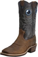 roughstock western distressed shoes and boots for toddler boys - kids' edition логотип