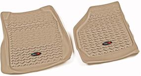 img 4 attached to 🚚 Rugged Ridge 83902.07 Front Floor Liner for 1999-2007 Ford F-250 / F-350 Super Duty Regular / Extended / Super Crew in Tan