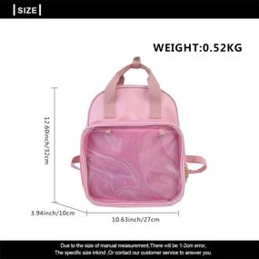 img 1 attached to Women's UULMBRJ Backpack with Display Capacity 🎒 - Fashionable Daypack Handbags and Wallets in Backpack-style