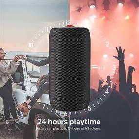 img 1 attached to Monster Superstar S310 Portable Bluetooth Speakers - 20W True Wireless Stereo Pairing, Dynamic Sound, Waterproof Speaker, 24H Battery, Bluetooth 5.0 with Built-in Mic - Compatible with iPhone, Samsung