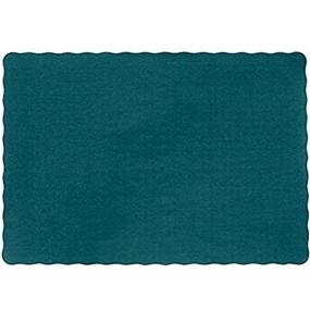 img 4 attached to 🍽️ Perfectware Placemat-Green-200: Scalloped Edge Decorative Placemats for Any Occasion