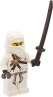 🏻 white zane minifigure from lego ninjago logo
