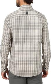 img 3 attached to Wrangler Men's Long Sleeve Hike to Fish Shirt - ATG Edition