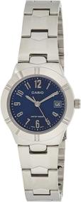 img 4 attached to ⌚ Женские наручные часы Casio Standard с аналоговым дисплеем и датой - стильные и изящные: LTP-1241D-7A2.