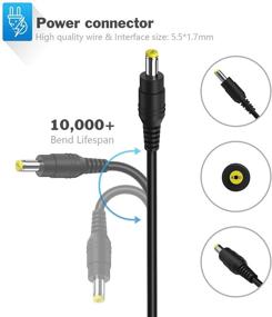 img 1 attached to 💡 N15Q1 Ac Adapter Laptop Charge for Acer Aspire E15 E5 E5-575 E5-521 R3 R3-471 - High-Quality 65W Power Supply Cord