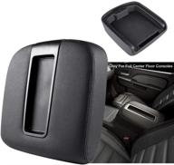 👍 black armrest center console lid for 07-13 chevy silverado, tahoe, suburban, avalanche, gmc sierra, yukon, xl - replaces 15217111 15941534 logo