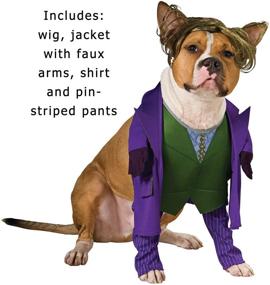 img 3 attached to 🃏 Large Pet Costume: Rubie's Batman The Dark Knight Joker