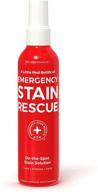 🚨 emergency stain rescue: all-purpose stain remover spray for carpet, upholstery, clothes & laundry - works on organic and inorganic stains - 120ml spray bottle logo