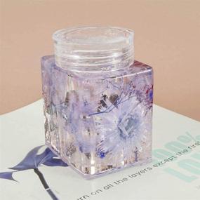 img 1 attached to 📦 Resin Matrix Storage Box with Lid: Ideal for DIY Jewelry; Silicone Epoxy Resin Container for Decorative Crafts & Storage of Bottles