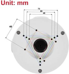 img 1 attached to 📦 Waterproof Junction Box PFA130-E for HDW4631C-A, HDBW4433R-ZS, HFW4431R-Z Dome and Bullet Cameras