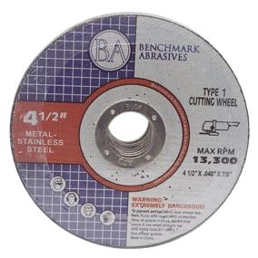 img 1 attached to 🔪 Top-Quality Benchmark Abrasives 4.5" Thin Cut Off Wheel - 25 Pack for Metal & Stainless Steel