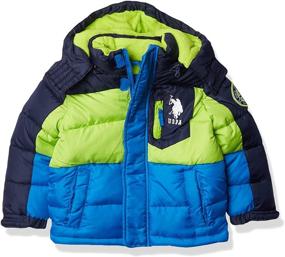 img 4 attached to U S Polo Assn Puffer 35 Boys' Clothing and Jackets & Coats