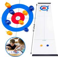 🎲 portable tabletop curling game: fun for all ages! logo