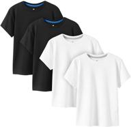 👕 comfort and style combo: lapasa basics non allergenic t shirts multipack for boys' clothing logo