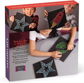 img 3 attached to 🧶 Craft Tastic String Craft: Seamless Canvases for Arts & Crafts and Craft Kits